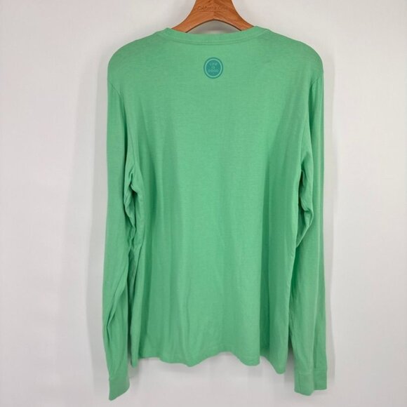 Life Is Good Womens Lake Life Long Sleeve Crusher Tee Green size large cotton - Picture 13 of 14